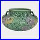 Roseville Morning Glory Green 1935 Vintage Art Pottery Ceramic Bowl Vase 268-4