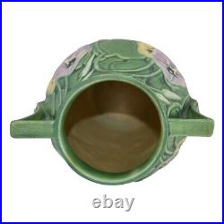 Roseville Morning Glory Green 1935 Vintage Art Pottery Ceramic Vase 727-8