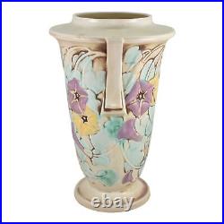 Roseville Morning Glory White 1935 Vintage Art Pottery Ceramic Vase 731-12