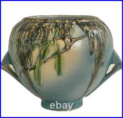 Roseville Moss Art Pottery Blue 290-6 Vase circa 1936