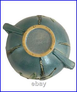 Roseville Moss Art Pottery Blue 290-6 Vase circa 1936