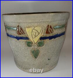 Roseville Mostique Vintage Art Pottery Ceramic X L Jardiniere Planter 593-10