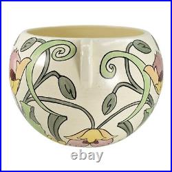 Roseville Persian Creamware 1916 Art Pottery Ceramic Hanging Basket 462-8