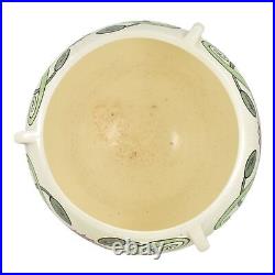 Roseville Persian Creamware 1916 Art Pottery Ceramic Hanging Basket 462-8