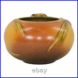 Roseville Pine Cone 1936 Vintage Art Pottery Brown Ceramic Bowl 278-4