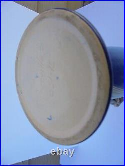 Roseville Pine Cone Blue 1936 Vintage Art Pottery Ceramic Ewer Pitcher 851-15