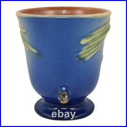 Roseville Pine Cone Blue 1936 Vintage Art Pottery Ceramic Mug 960-4