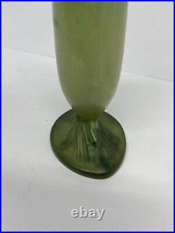 Roseville Pine Cone Green 1953 Vintage Art Pottery Ceramic Bud Vase 479-7