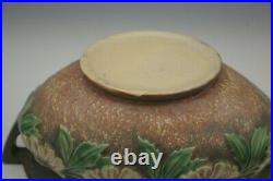 Roseville Pottery 1928 Arts And Crafts Dahlrose Jardiniere Bowl Oval Handled