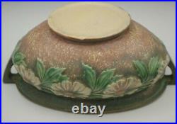 Roseville Pottery 1928 Arts And Crafts Dahlrose Jardiniere Bowl Oval Handled