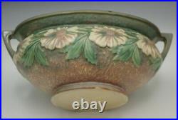 Roseville Pottery 1928 Arts And Crafts Dahlrose Jardiniere Bowl Oval Handled