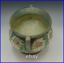 Roseville Pottery 1928 Arts And Crafts Dahlrose Jardiniere Bowl Oval Handled