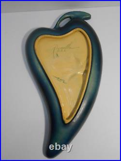 Roseville Pottery Zephyr Lily Tray, Shape 477-12