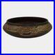 Roseville Rosecraft Vintage Brown 1925 Vintage Art Pottery Ceramic Low Bowl
