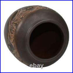 Roseville Rosecraft Vintage Brown 1925 Vintage Art Pottery Ceramic Vase 274-5