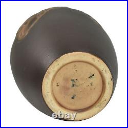 Roseville Rosecraft Vintage Brown 1925 Vintage Art Pottery Ceramic Vase 274-5