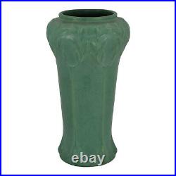 Roseville Rozane Ware Egypto 1905 Art Pottery Matte Green Ceramic Vase E12-10