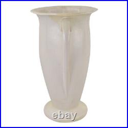 Roseville Russco Ivory 1934 Vintage Art Deco Pottery Ivory Ceramic Vase 701-10