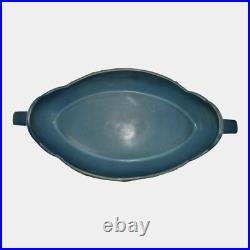 Roseville Snowberry Blue 1947 Vintage Art Pottery Ceramic Console Bowl 1BL2-12
