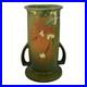 Roseville Snowberry Green 1947 Vintage Art Pottery Ceramic Vase 1V1-9