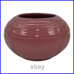Roseville Solid Colors Rose Pink 1917 Vintage Art Pottery Ceramic Vase 236-3
