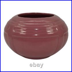 Roseville Solid Colors Rose Pink 1917 Vintage Art Pottery Ceramic Vase 236-3