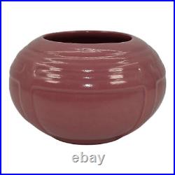 Roseville Solid Colors Rose Pink 1917 Vintage Art Pottery Ceramic Vase 236-3