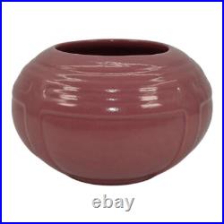 Roseville Solid Colors Rose Pink 1917 Vintage Art Pottery Ceramic Vase 236-3