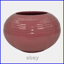 Roseville Solid Colors Rose Pink 1917 Vintage Art Pottery Ceramic Vase 236-3