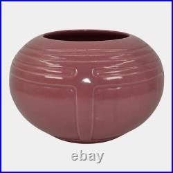 Roseville Solid Colors Rose Pink 1917 Vintage Art Pottery Ceramic Vase 236-3