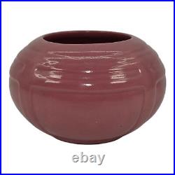 Roseville Solid Colors Rose Pink 1917 Vintage Art Pottery Ceramic Vase 236-3