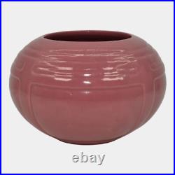 Roseville Solid Colors Rose Pink 1917 Vintage Art Pottery Ceramic Vase 236-3