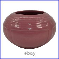 Roseville Solid Colors Rose Pink 1917 Vintage Art Pottery Ceramic Vase 236-3