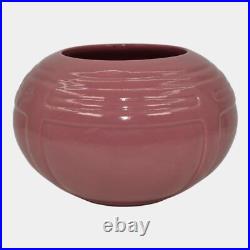 Roseville Solid Colors Rose Pink 1917 Vintage Art Pottery Ceramic Vase 236-3