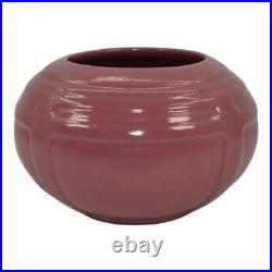 Roseville Solid Colors Rose Pink 1917 Vintage Art Pottery Ceramic Vase 236-3