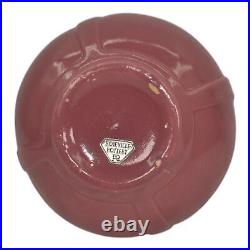 Roseville Solid Colors Rose Pink 1917 Vintage Art Pottery Ceramic Vase 236-3
