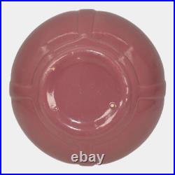 Roseville Solid Colors Rose Pink 1917 Vintage Art Pottery Ceramic Vase 236-3
