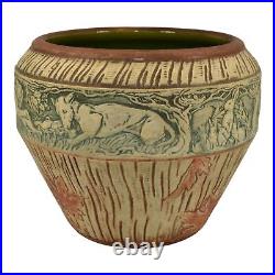 Roseville Sylvan 1920 Vintage Art Pottery Ceramic Jardiniere Planter 568-7