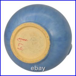 Roseville Tourmaline Blue 1933 Vintage Art Deco Pottery Ceramic Vase 679-6