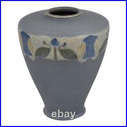 Roseville Victorian Art Gray 1925 Vintage Art Pottery Ceramic Flower Vase 258-7