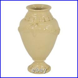 Roseville Volpato White 1922 Vintage Art Pottery Ceramic Flower Vase 189-7
