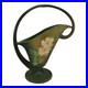 Roseville White Rose Green 1940 Vintage Art Pottery Ceramic Basket 364-12