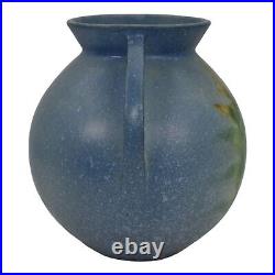 Roseville Windsor Blue 1931 Vintage Art Deco Pottery Ceramic Vase 551-7