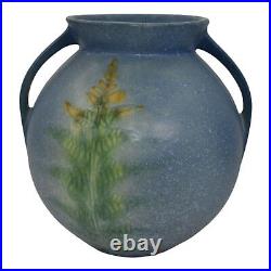 Roseville Windsor Blue 1931 Vintage Art Deco Pottery Ceramic Vase 551-7
