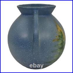 Roseville Windsor Blue 1931 Vintage Art Deco Pottery Ceramic Vase 551-7