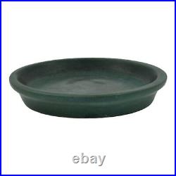 Roseville Zephyr Lily Green 1946 Vintage Art Pottery Ceramic Flower Pot Saucer