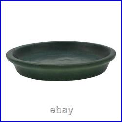 Roseville Zephyr Lily Green 1946 Vintage Art Pottery Ceramic Flower Pot Saucer