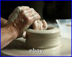 Russell Akerman Ceramic Art Studio Pottery Abstract Slipware Vase