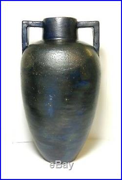 Russell Crook Fish Motif Arts & Crafts Pottery Stoneware Vase Grueby Interest