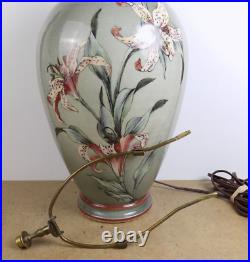 SBDC Santa Barbara Ceramic Design Tiger Lily Lamp California Art Pottery